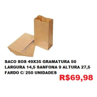 SACO SOS KNT 49X35 SACO SOS KNT 49X35